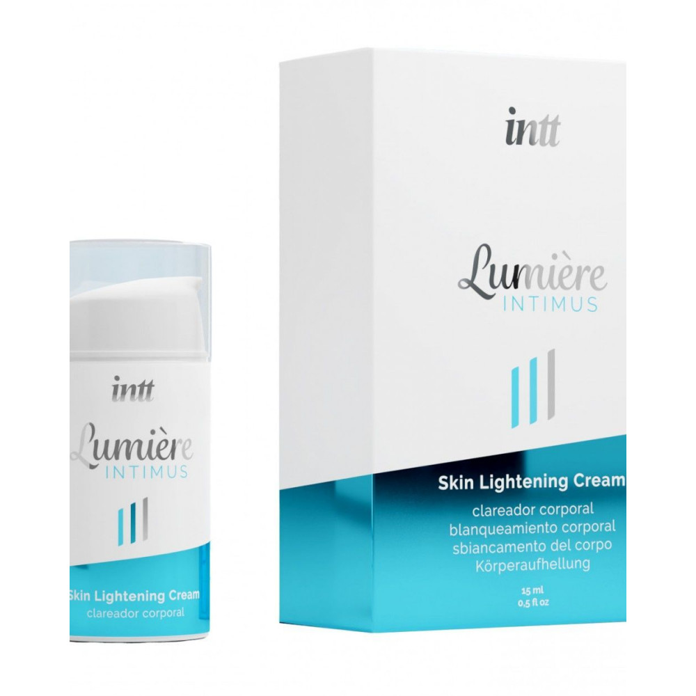 Интимная косметика - Крем для осветления кожи Intt Lumiere (15 мл) для всего тела и интимных зон, накопительный эффект 1