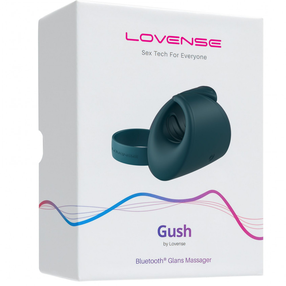Мастурбаторы с вибрацией - Смарт-вибромастурбатор для головки члена Lovense Gush 5
