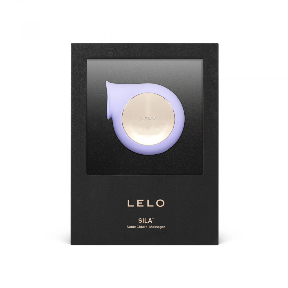 Вибраторы вакуумные - Звуковой стимулятор клитора LELO Sila Cruise Lilac, широкий раструб, функция Cruise Control 1