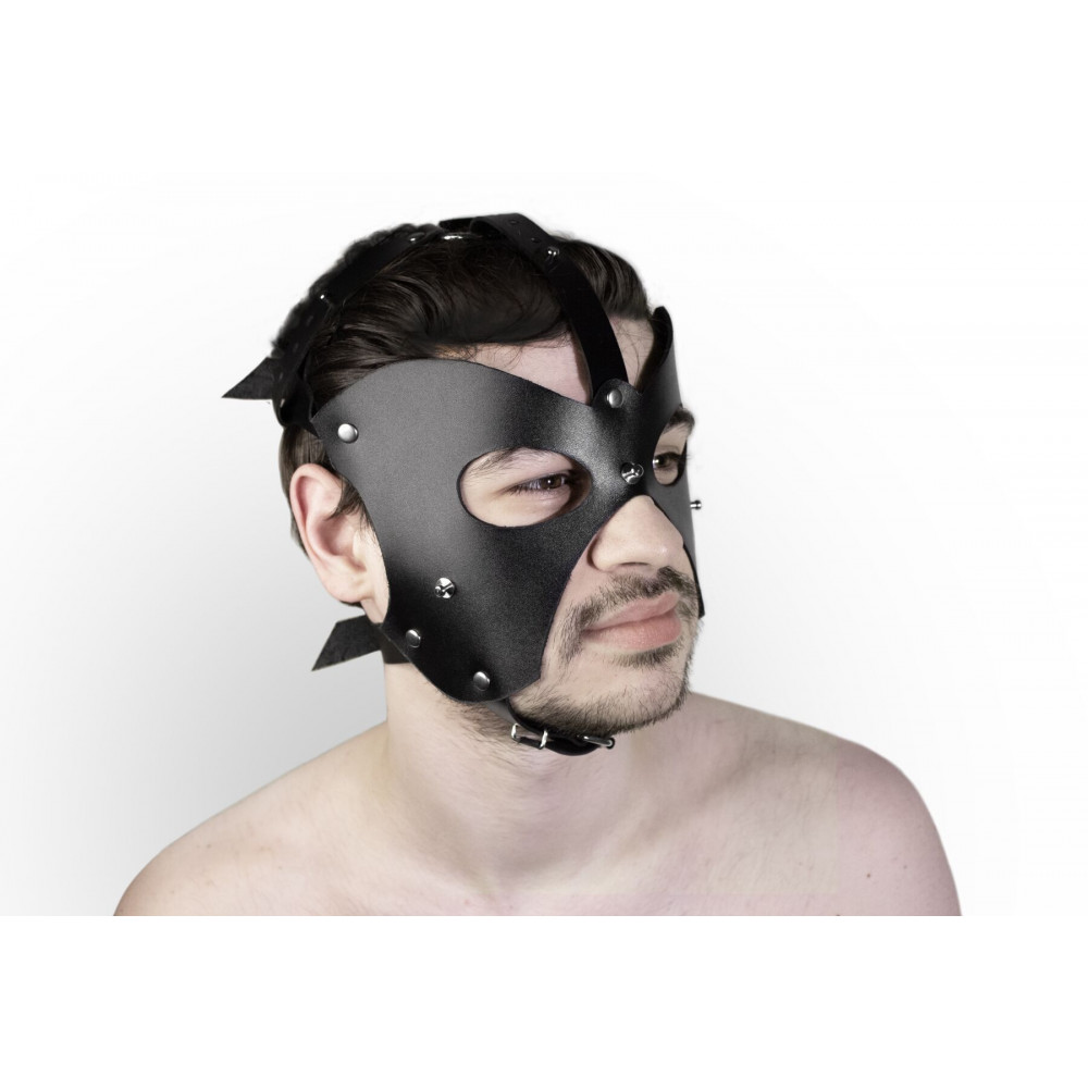 Маски - Кожаная маска cобаки 2в1 Feral Feelings, съемная морда 2