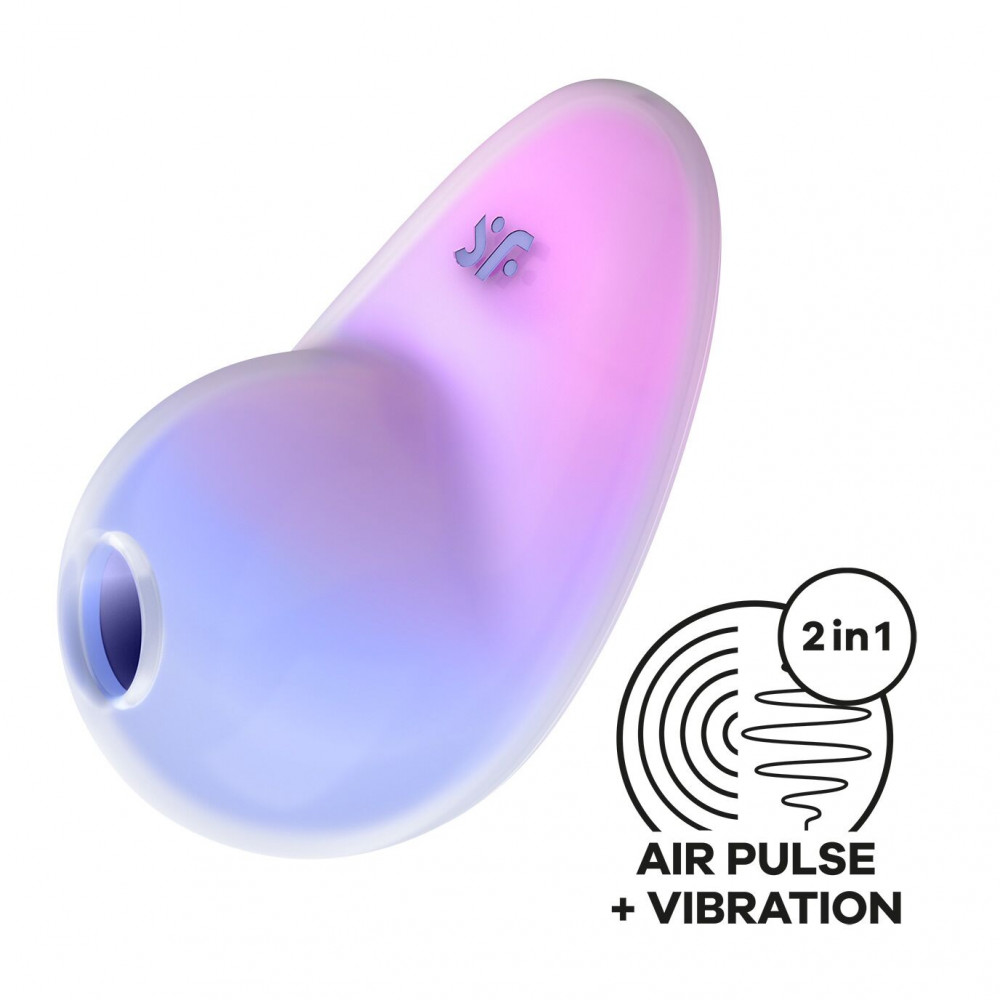 Вибраторы вакуумные - Вакуумный вибратор Satisfyer Pixie Dust Violet/Pink