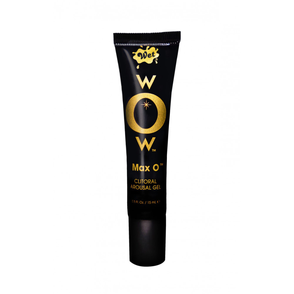 Женские возбудители - Возбуждающий гель для клитора Wet Wow Max O Clitoral Arousal Gel, легкое покалывание (15 мл)