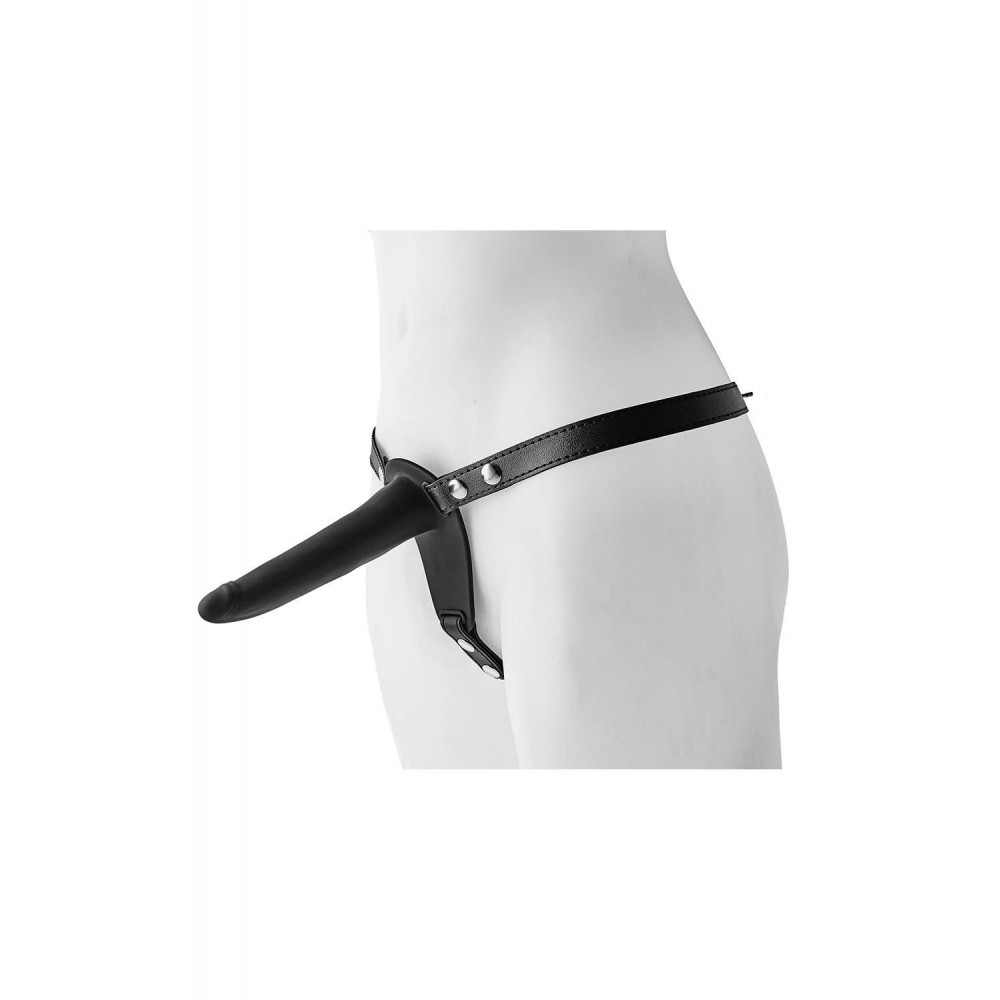 Страпони - Страпон жіночий Dream Toys FantAssTic на ремінцях, чорний 2