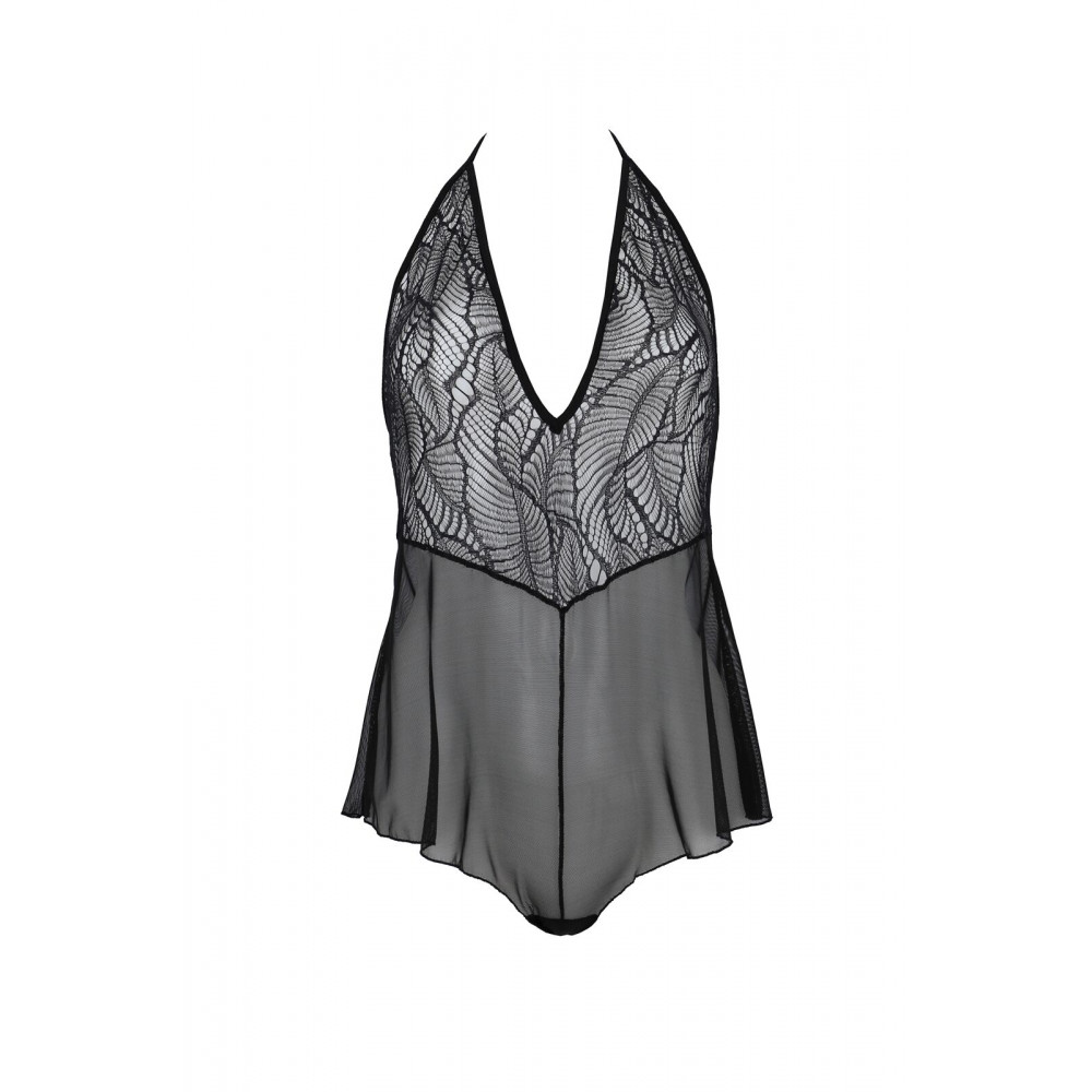 Эротическое боди - Боди Passion LEAFA BODY black S/M - ECO Passion 2