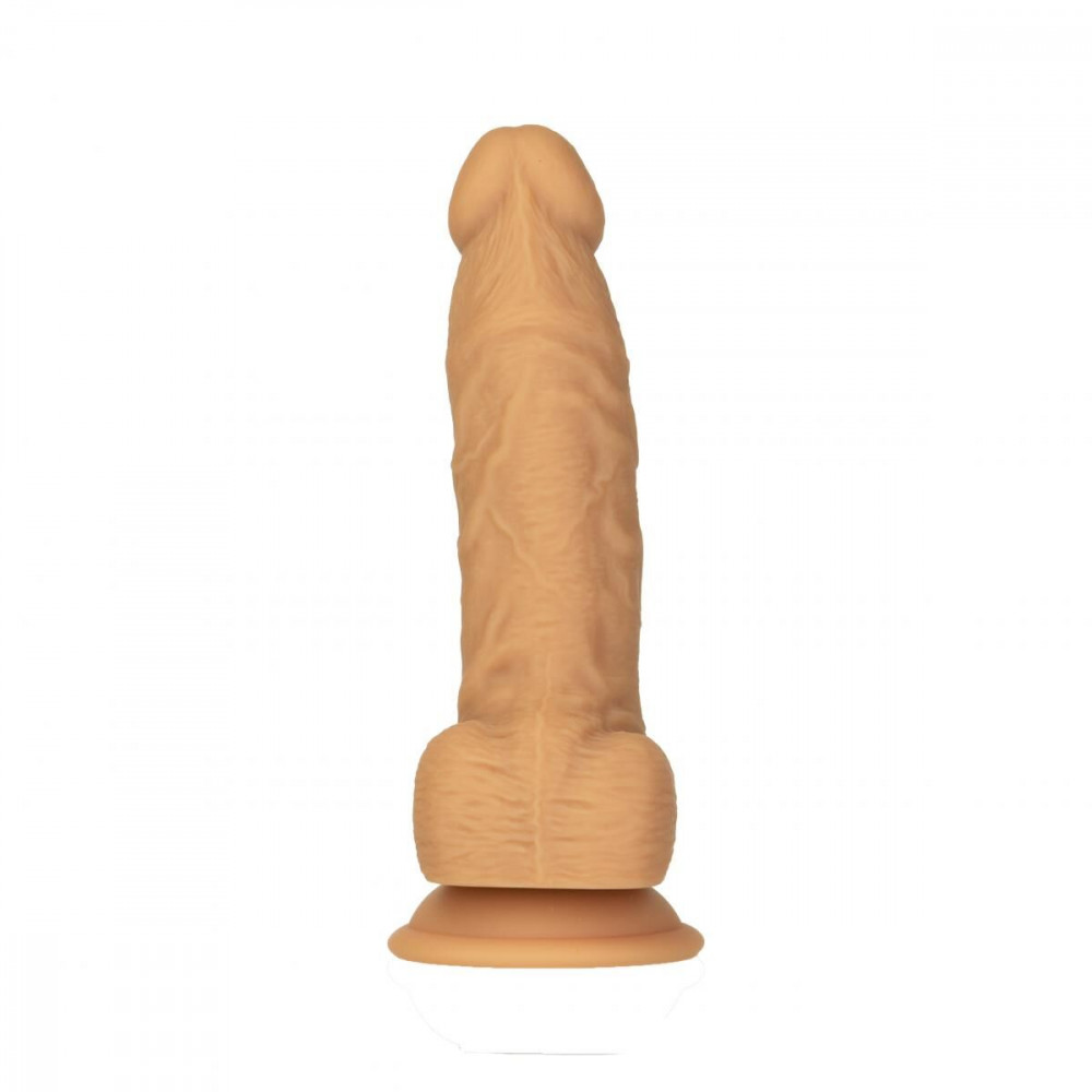 Фалоімітатор - Фалоімітатор Naked Addiction - 8″ Silicone Dual Density Dildo Vanilla, віброкуля в подарунок