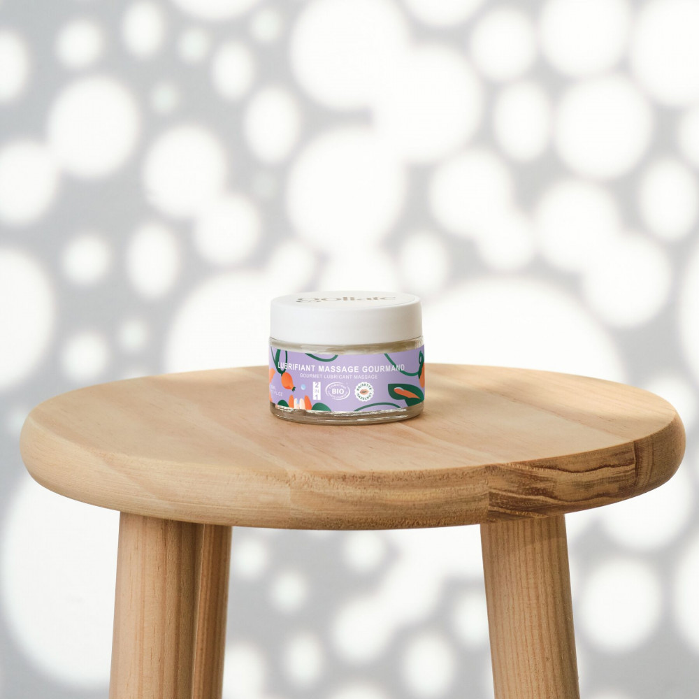 Для масажу - Масажна олія-лубрикант з ароматом та смаком фундука Goliate Couple Gourmand Noisette 50 мл 4