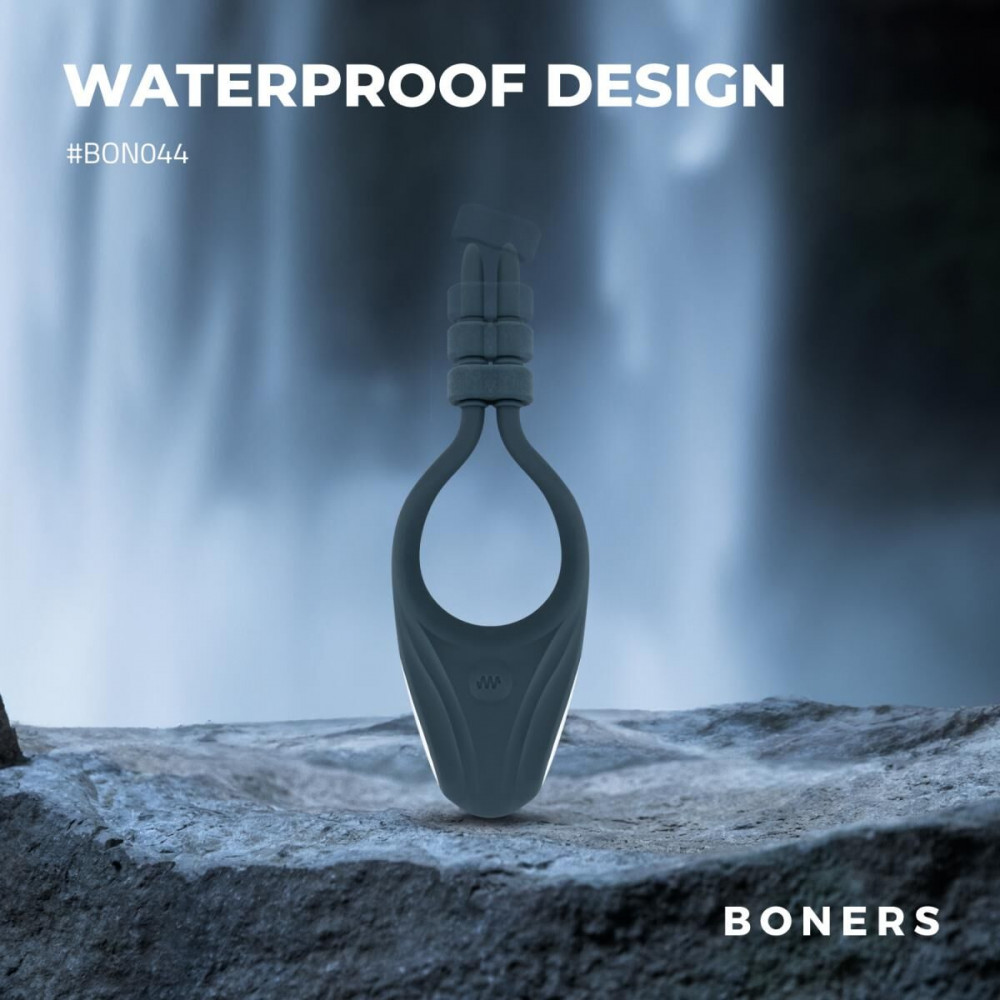 Эрекционные кольца с вибрацией - Эрекционное кольцо Boners Adjustable Cockring 9