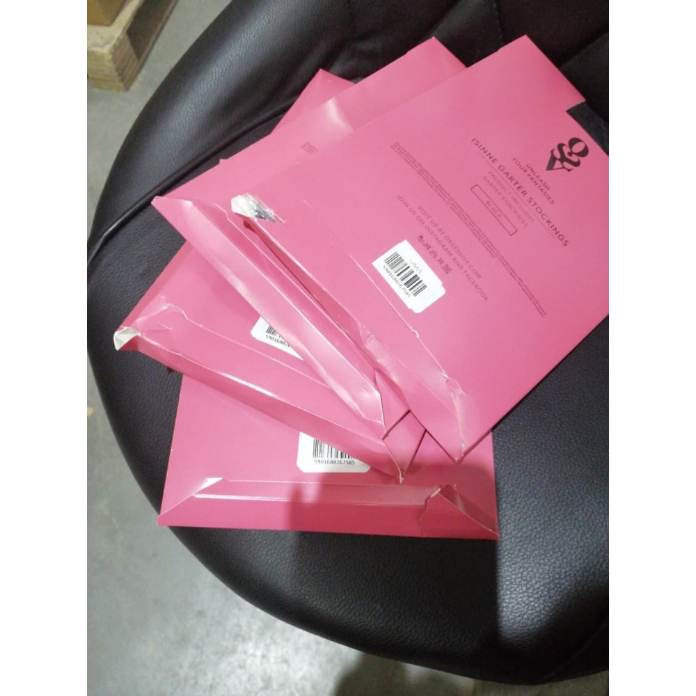  - Панчохи-стокинги Obsessive Isinne garter stockings S/M/L (м'яте паковання!!!) 1