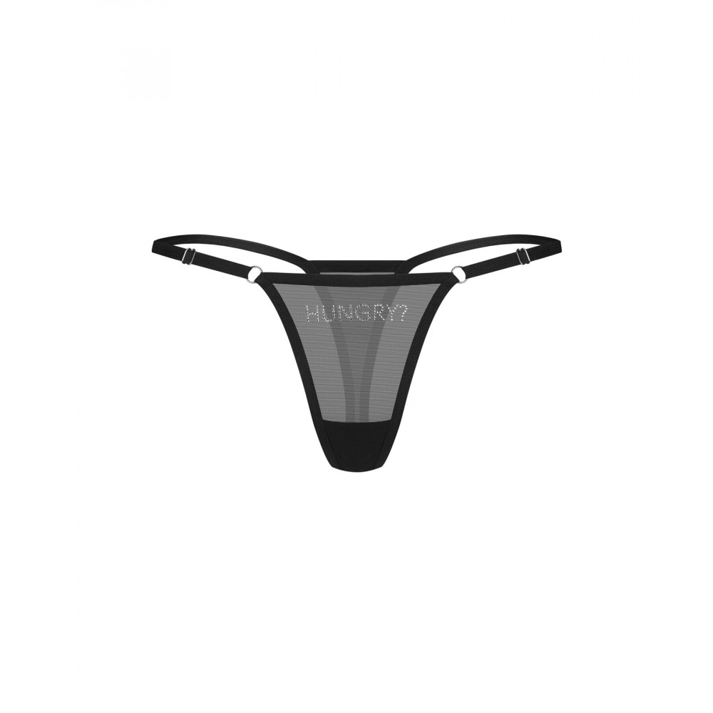 Женское эротическое белье - Трусики Obsessive Violami Hungry thong L/XL 5
