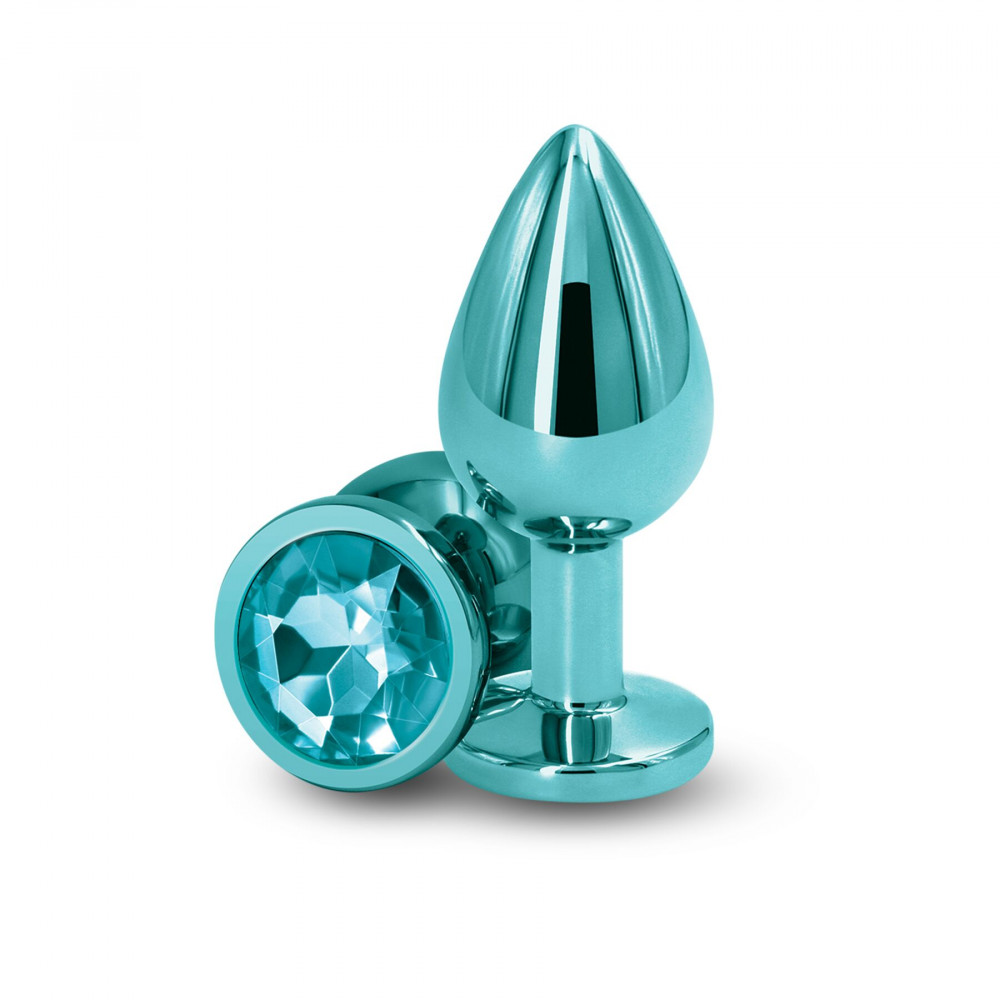 Анальные игрушки без вибрации - Анальная пробка NS Novelties Rear Assets - Medium - Teal