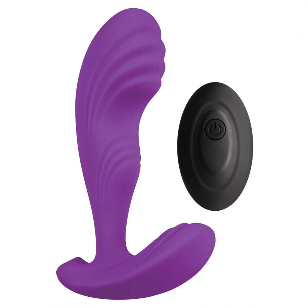 Массажеры простаты - Вибромассажер простаты S Pleasures Premium Cozy, Purple, с рельефной головкой, 10 режимов