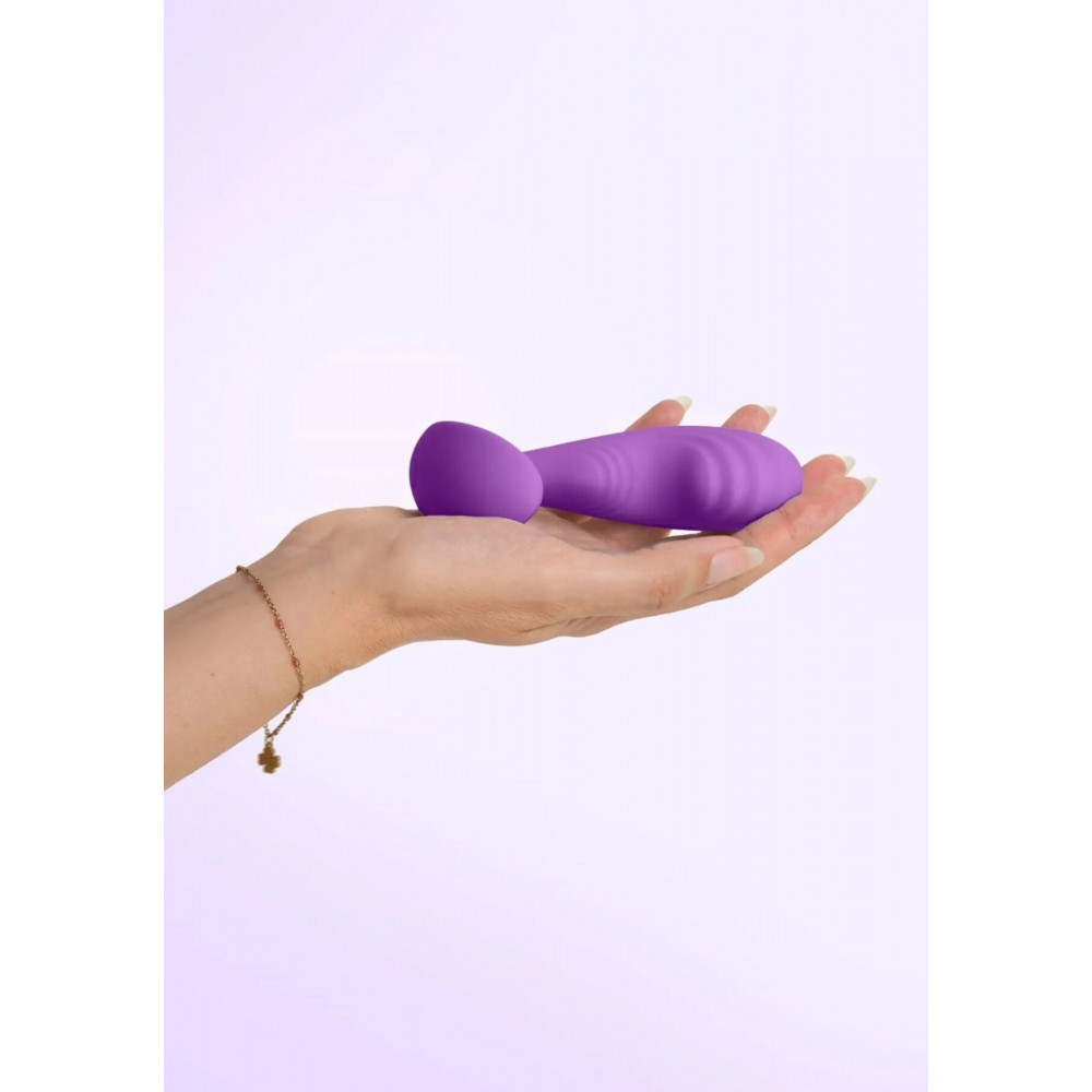 Массажеры простаты - Вибромассажер простаты S Pleasures Premium Cozy, Purple, с рельефной головкой, 10 режимов 3