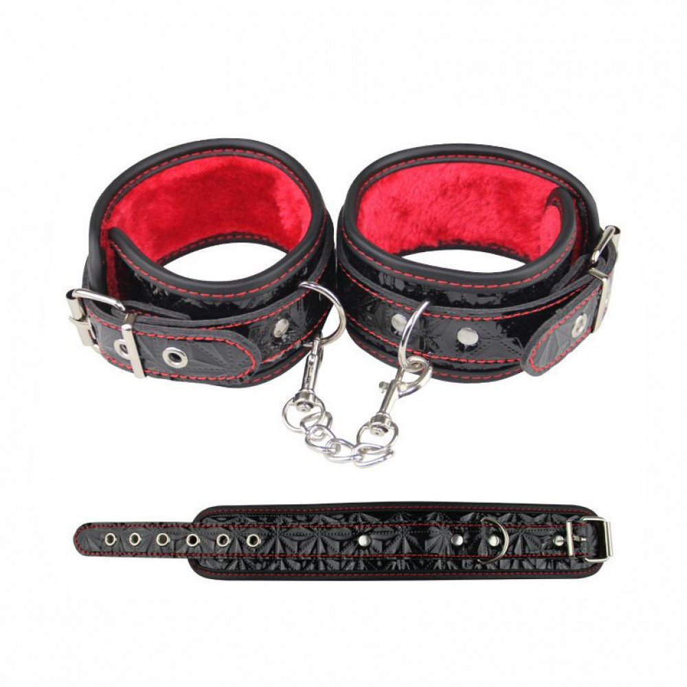 БДСМ іграшки - Набір для BDSM JSY KB80019 Red 11