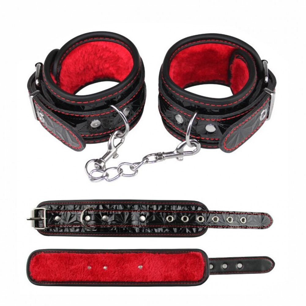 БДСМ іграшки - Набір для BDSM JSY KB80019 Red 10