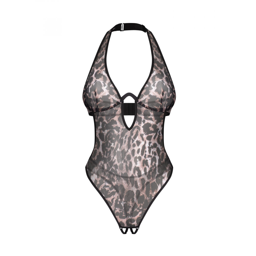 Жіноча еротична білизна - Боді Obsessive Addia crotchless teddy S/M 6