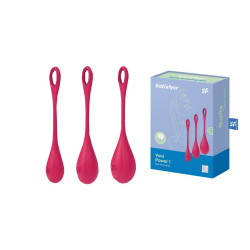 Набір вагінальних кульок Satisfyer Yoni Power 1 червоний