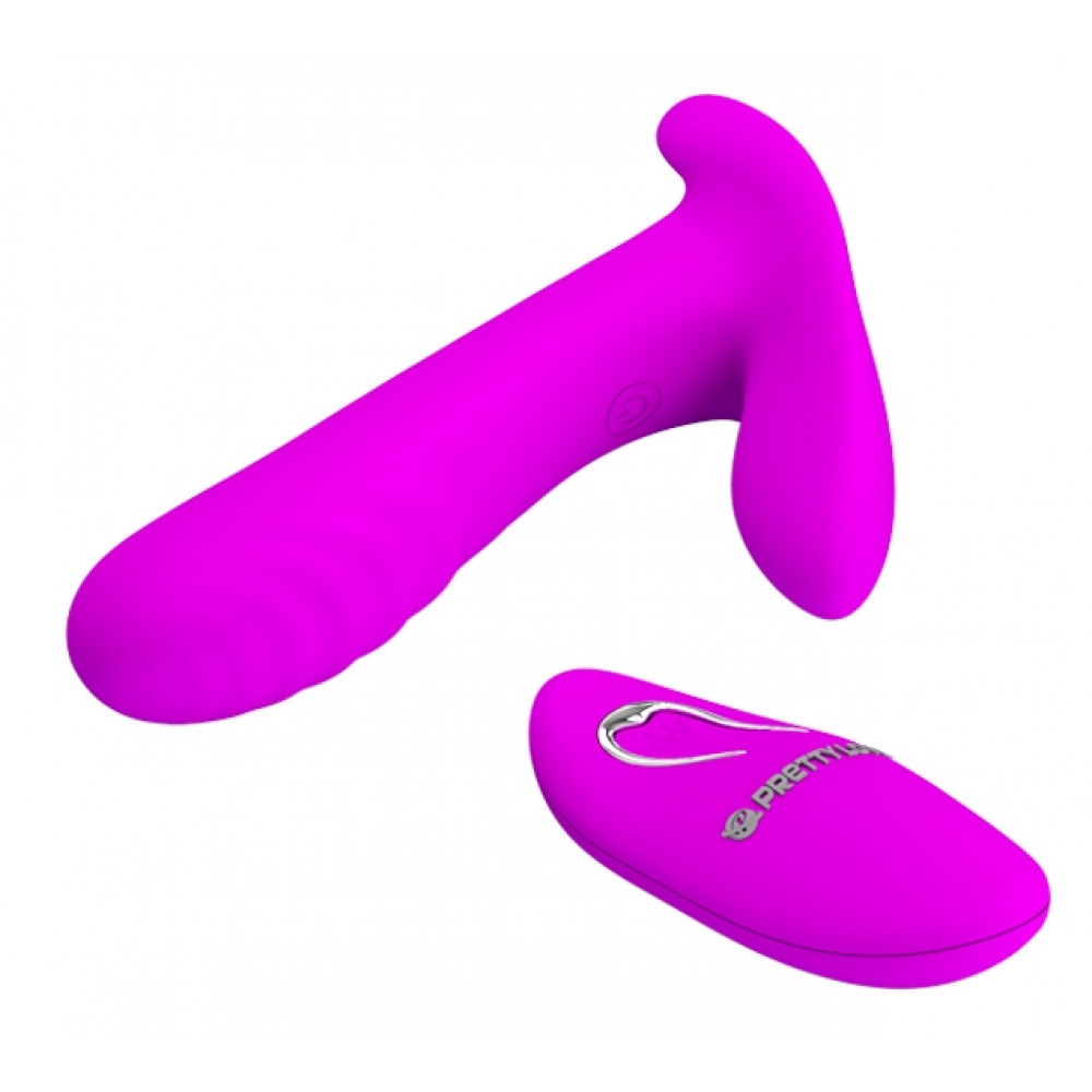  - Вибробабочка с стимулятором клитора PRETTY LOVE - Remote Control Massager, BI-014850W 4