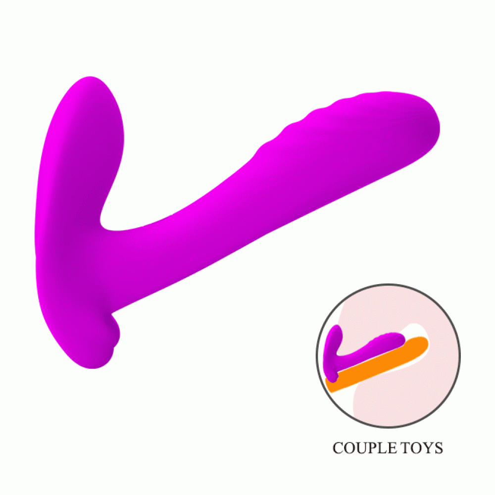  - Вибробабочка с стимулятором клитора PRETTY LOVE - Remote Control Massager, BI-014850W 5