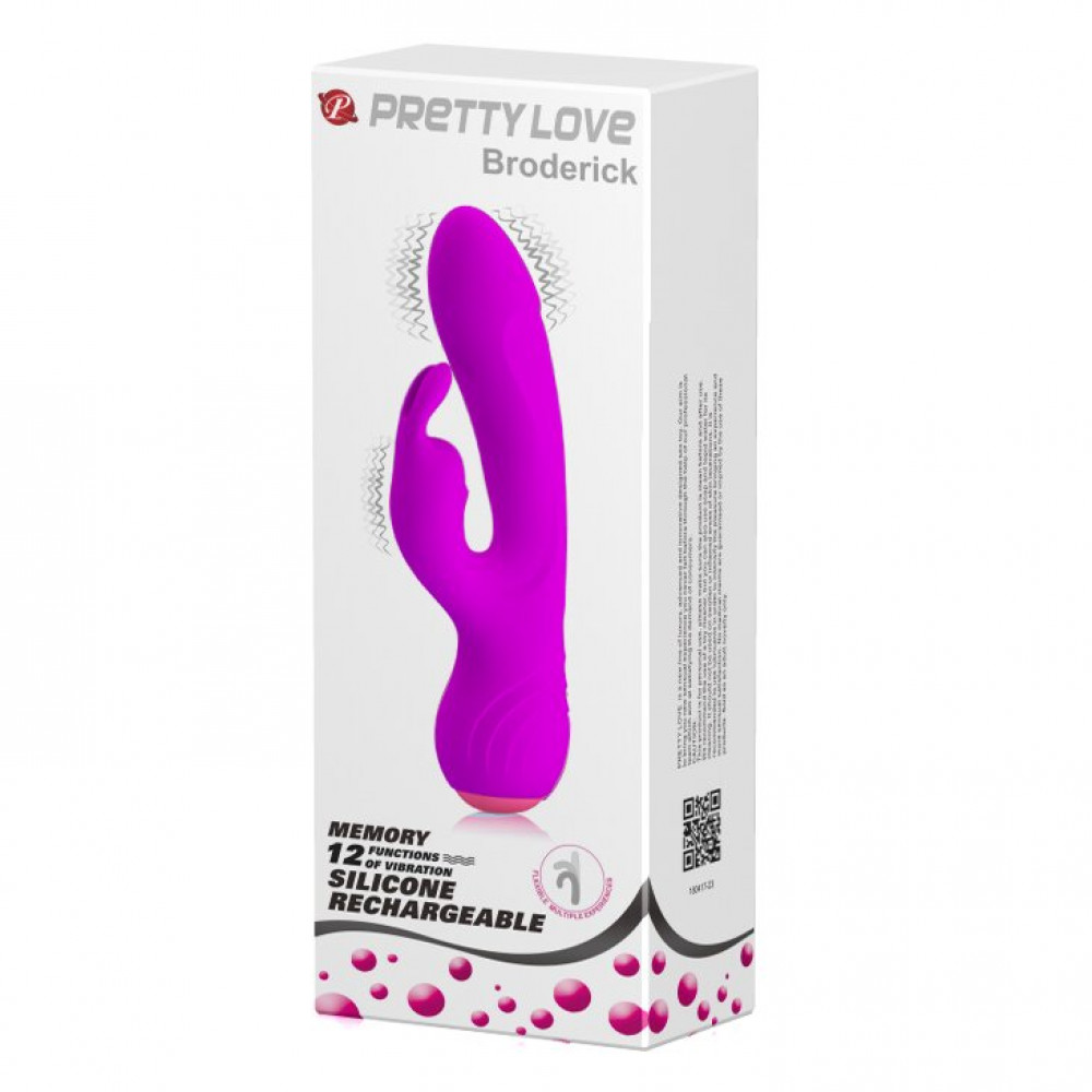 Разное - Вибромассажер с клиторальным стимулятором Pretty Love - Broderick, BI-014644 11