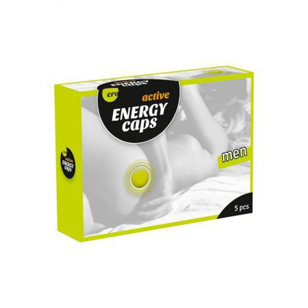 Лубриканты - Возбуждающие капсулы для мужчин ERO Energy Caps, (цена 5 шт капсул в упаковке)