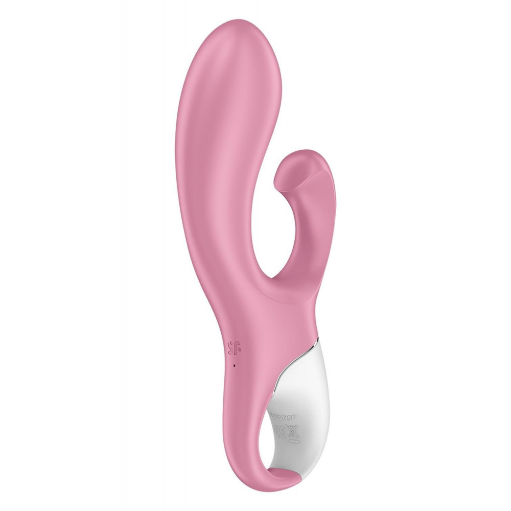 Разное - Вибратор кролик Satisfyer Air Pump Bunny 2 с технологией давления воздуха, розовый 1
