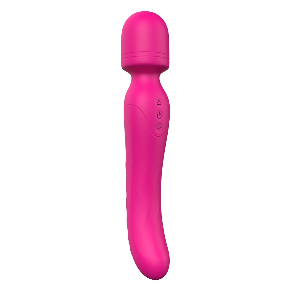 Для LGBTQ+ - Вибратор-микрофон с подогревом Dream Toys Essentials Heating Bodywand, розовый, 23 × 3,6 см