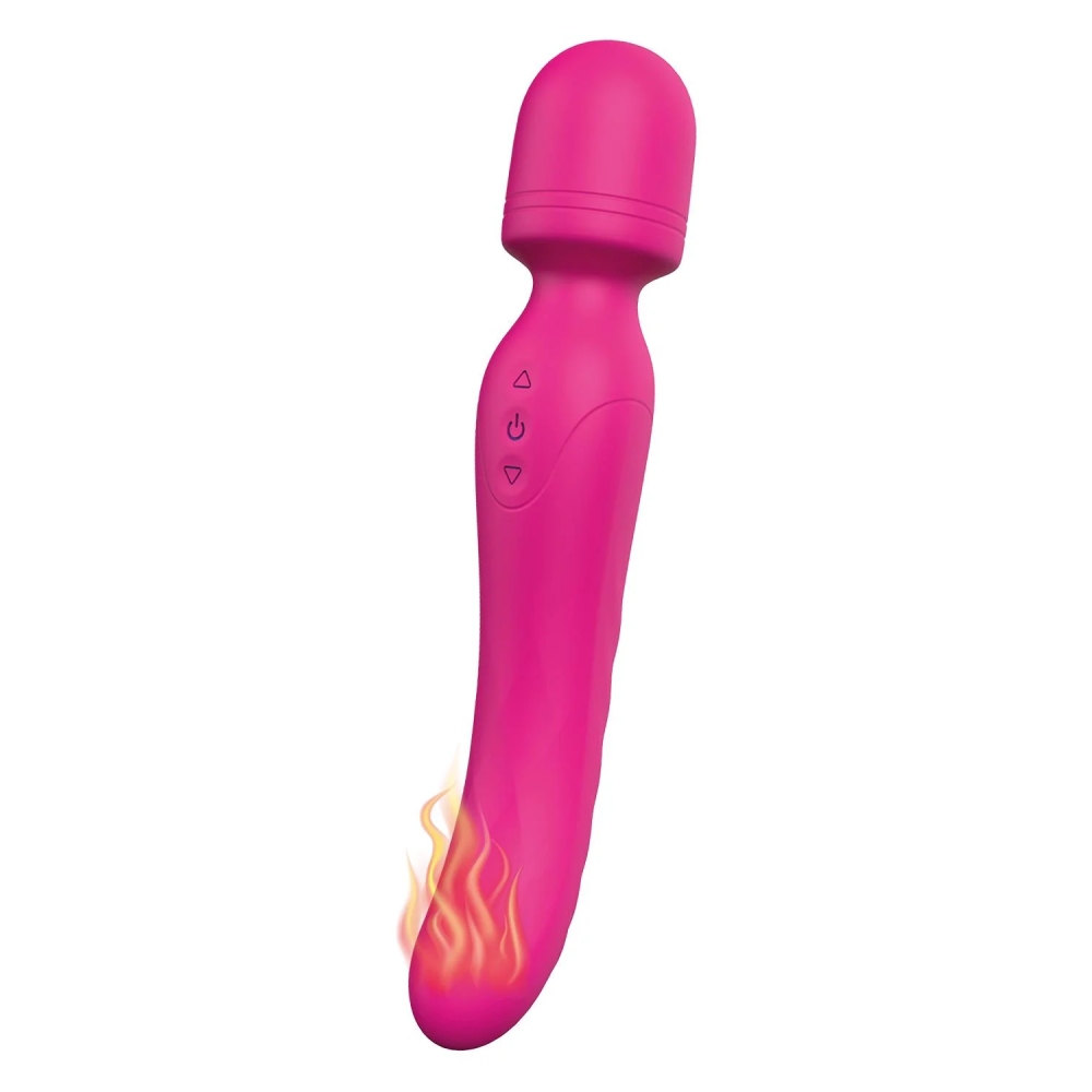 Для LGBTQ+ - Вибратор-микрофон с подогревом Dream Toys Essentials Heating Bodywand, розовый, 23 × 3,6 см 2