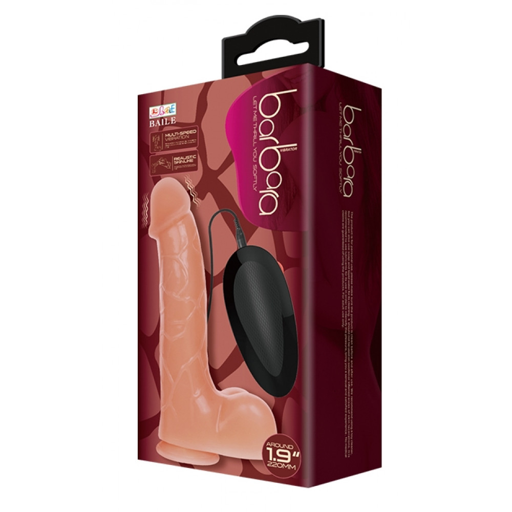 Різне - Вибратор на присоске BAILE - Barbara Multi-speed vibration, BW-008074ZSY 7