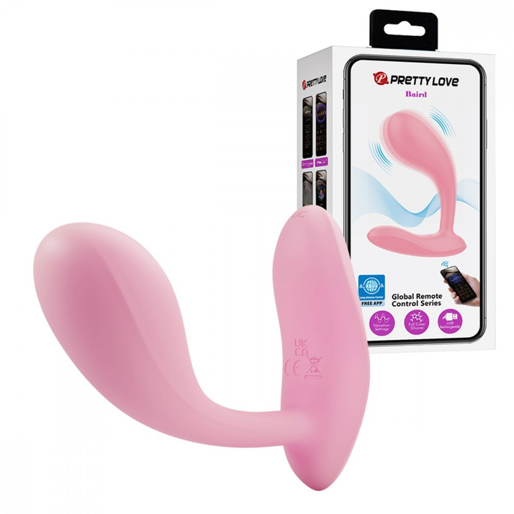  - Вібромасажер серії G-Spot APP від Pretty Love - Baird Pink, BI-014992HP