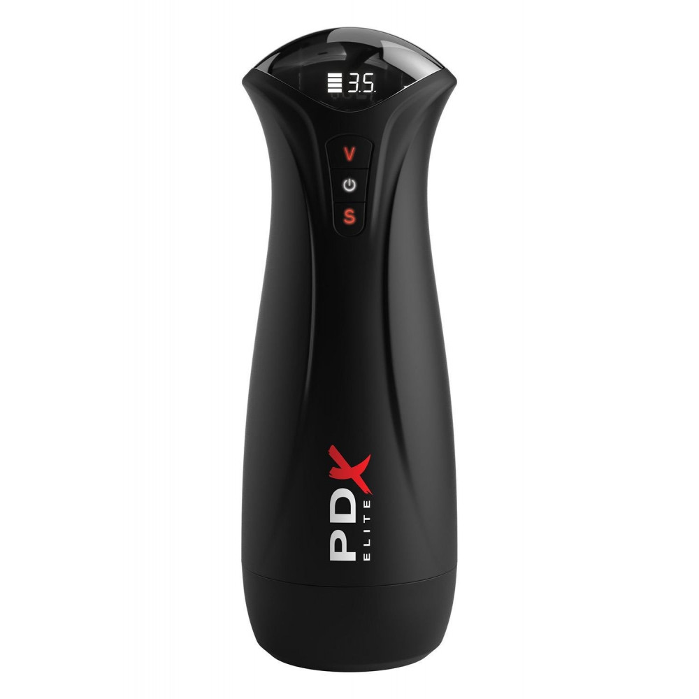 Мастурбаторы с вибрацией - Вибромастурбатор вагина Pipedream PDX Elite бежевый, 24.5 см 1