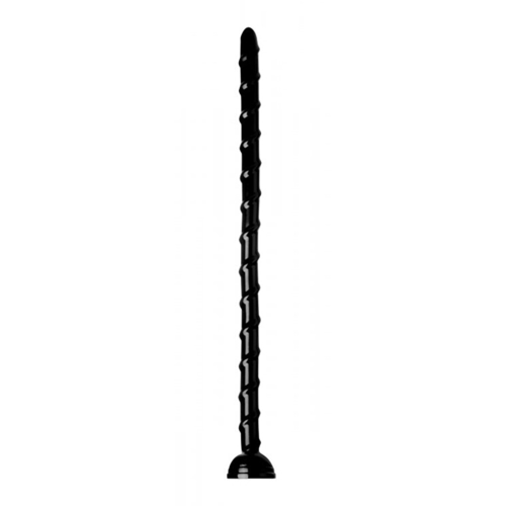 Анальные игрушки без вибрации - Анальный плаг для фистинга Swirl Thin Anal Snake 45,7 см 1