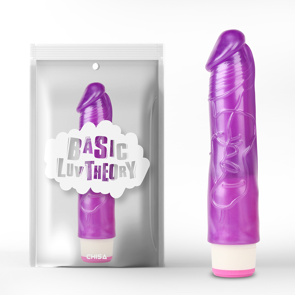 Вибраторы реалистичные - Вибратор Chisa Basic Luv Theory Sexy Whopper-purple