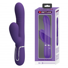 Вібромасажер із поступальним рухом серії Pretty Love - Mariana Twinkled Dark Purple 7 vibration functions 4 rolling functions, BW-500034-2