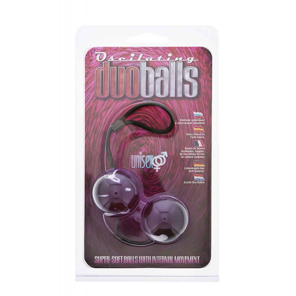 Вагинальные шарики - Вагинальные шарики Marbelized DUO BALLS, PURPLE 1