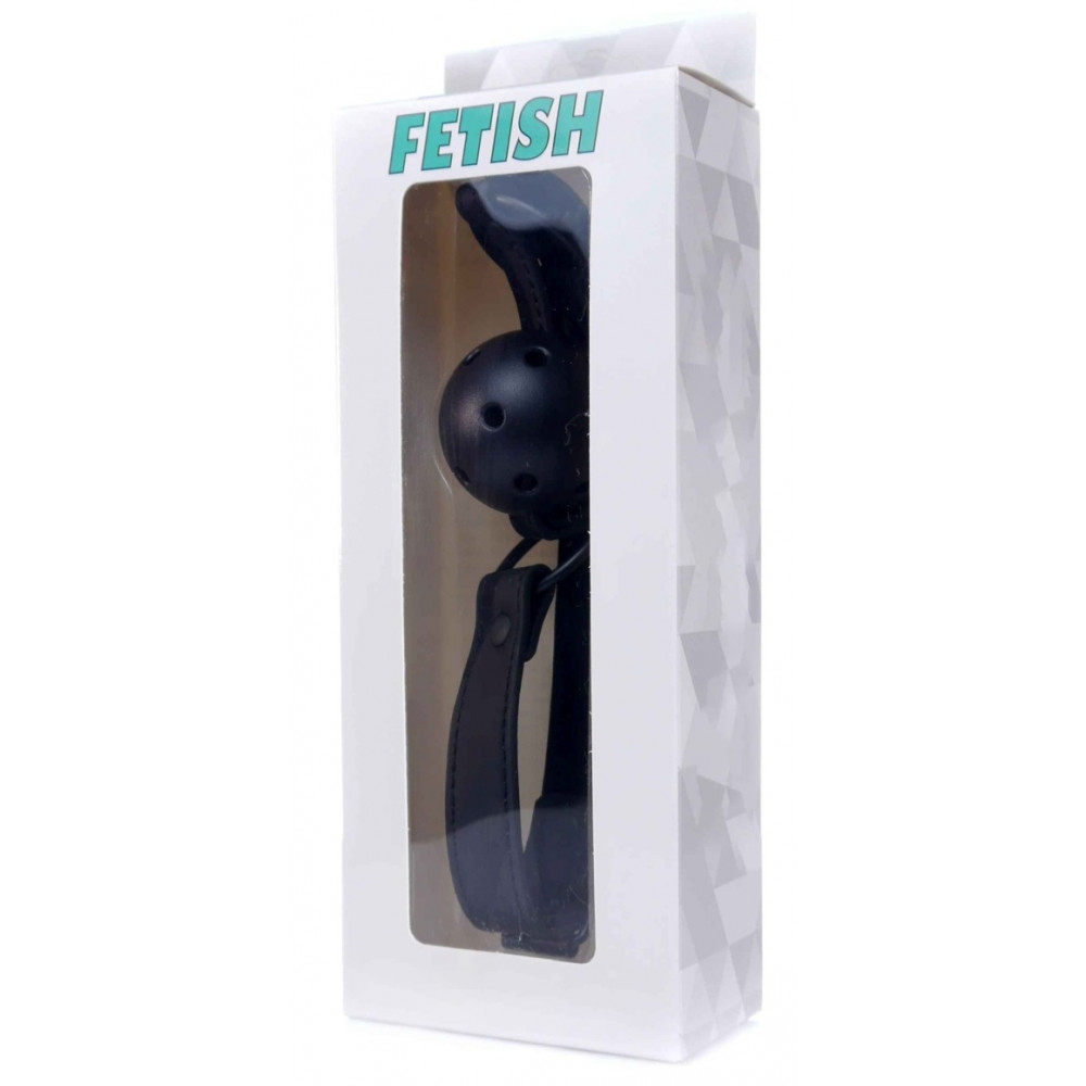 Электростимуляторы - Кляп Fetish Boss Series - Ball Gag rubber Black 3, BS6100035 2