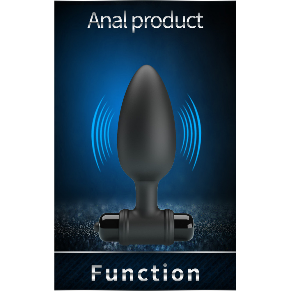  - Анальний стимулятор з вібрацією Mr. Play - Super Power Vibrating Anal Plug, BI-040107-MR 2