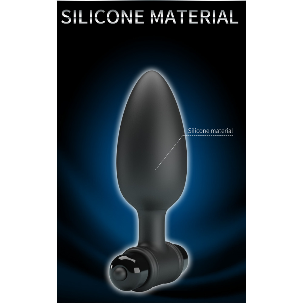  - Анальний стимулятор з вібрацією Mr. Play - Super Power Vibrating Anal Plug, BI-040107-MR 5