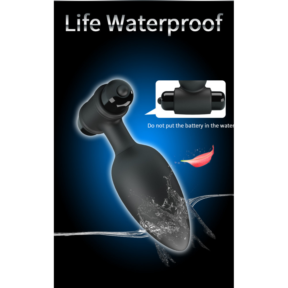  - Анальний стимулятор з вібрацією Mr. Play - Super Power Vibrating Anal Plug, BI-040107-MR 6