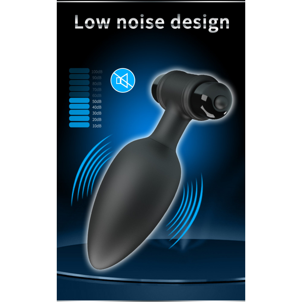  - Анальний стимулятор з вібрацією Mr. Play - Super Power Vibrating Anal Plug, BI-040107-MR 7