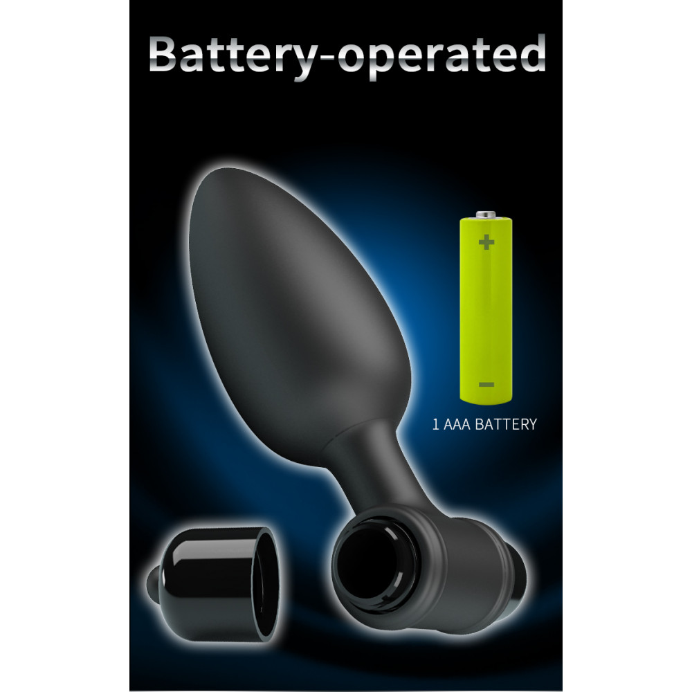  - Анальний стимулятор з вібрацією Mr. Play - Super Power Vibrating Anal Plug, BI-040107-MR 8