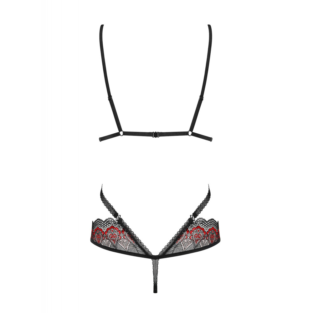 Разное - Боди Obsessive Megies teddy black S/M 5