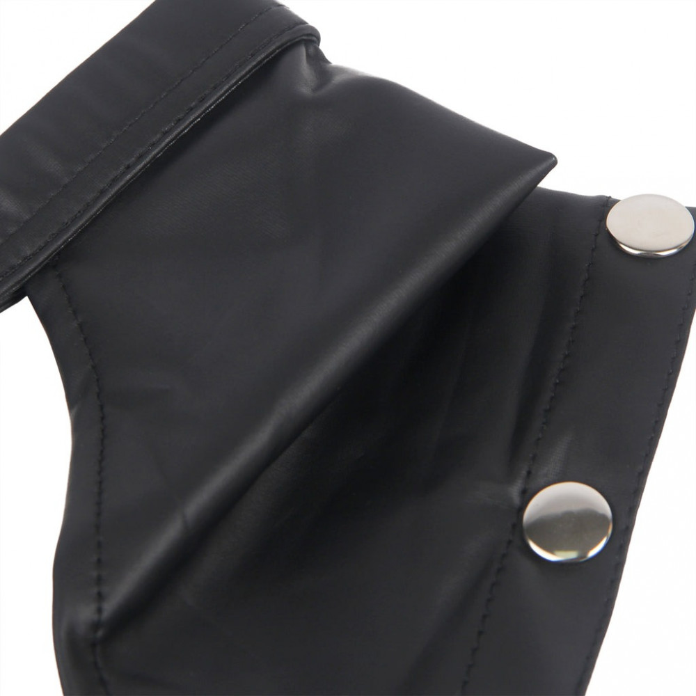 Разное - Боди-портупея мужская Star Night с ограничителями и молнией, черная, L 6