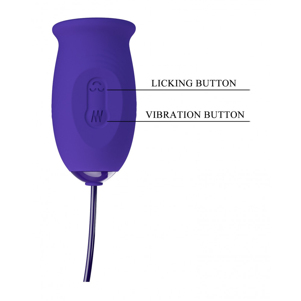 Різне - Гнучкий стимулятор віброяйце + стимулятор клітора PRETTY LOVE - Daisy Youth, BI-014749L 5