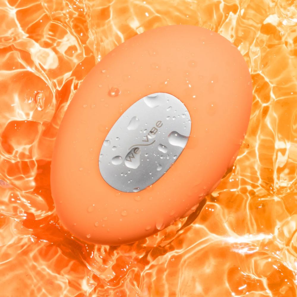 Вібропулі та міні-вібратори - Кліторальний вібратор We-Vibe Temp Tangerine з функцією нагрівання та охолодження, помаранчевий 36