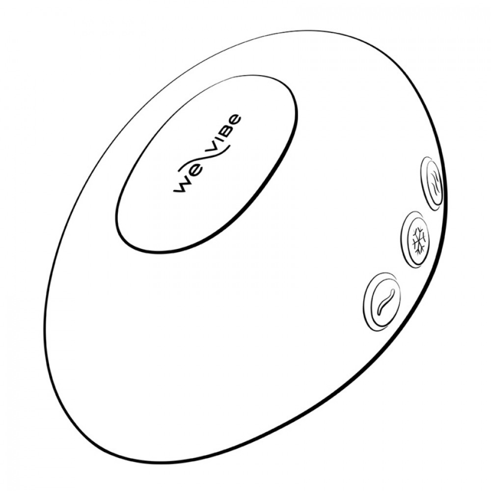 Вібропулі та міні-вібратори - Кліторальний вібратор We-Vibe Temp Tangerine з функцією нагрівання та охолодження, помаранчевий 54