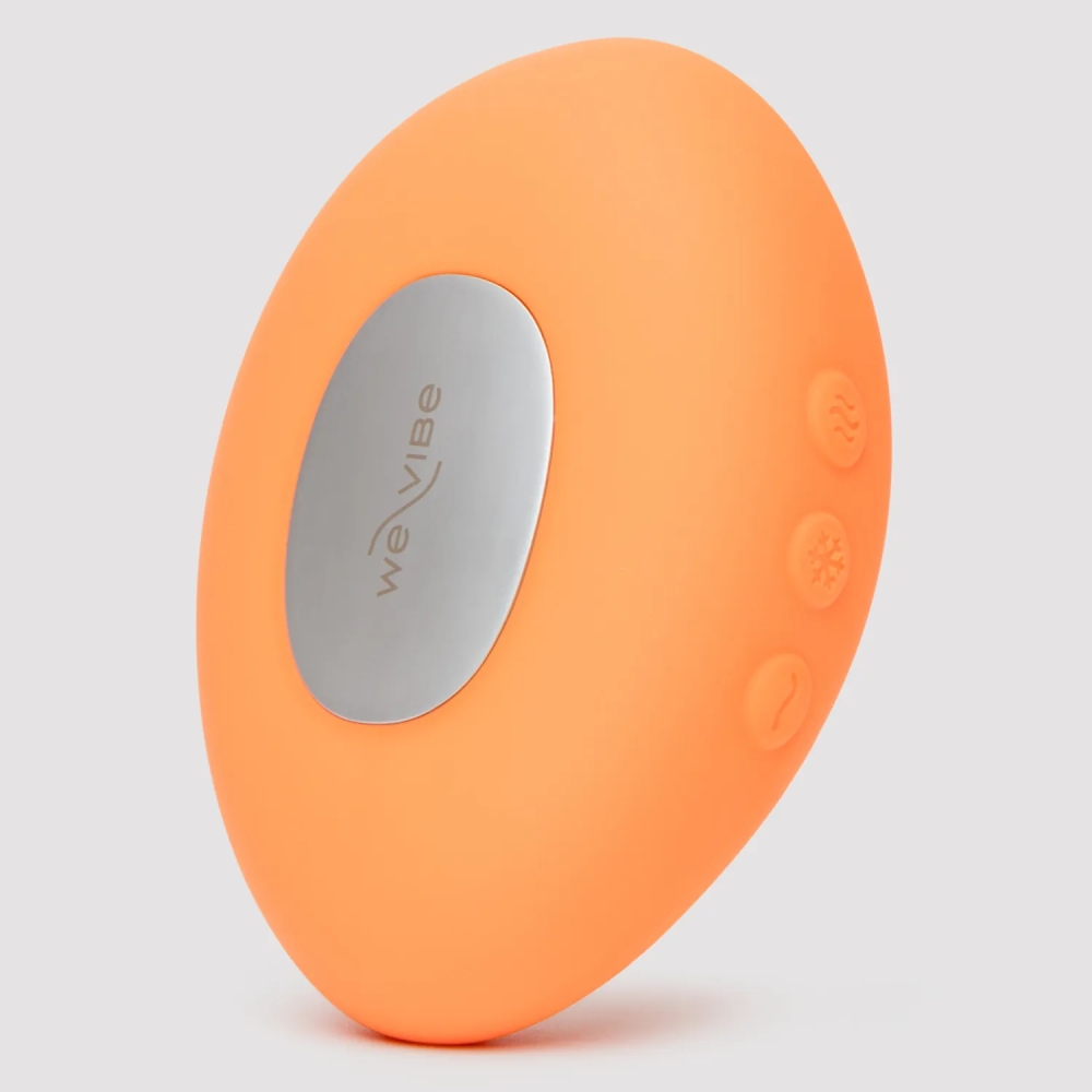 Вібропулі та міні-вібратори - Кліторальний вібратор We-Vibe Temp Tangerine з функцією нагрівання та охолодження, помаранчевий 34