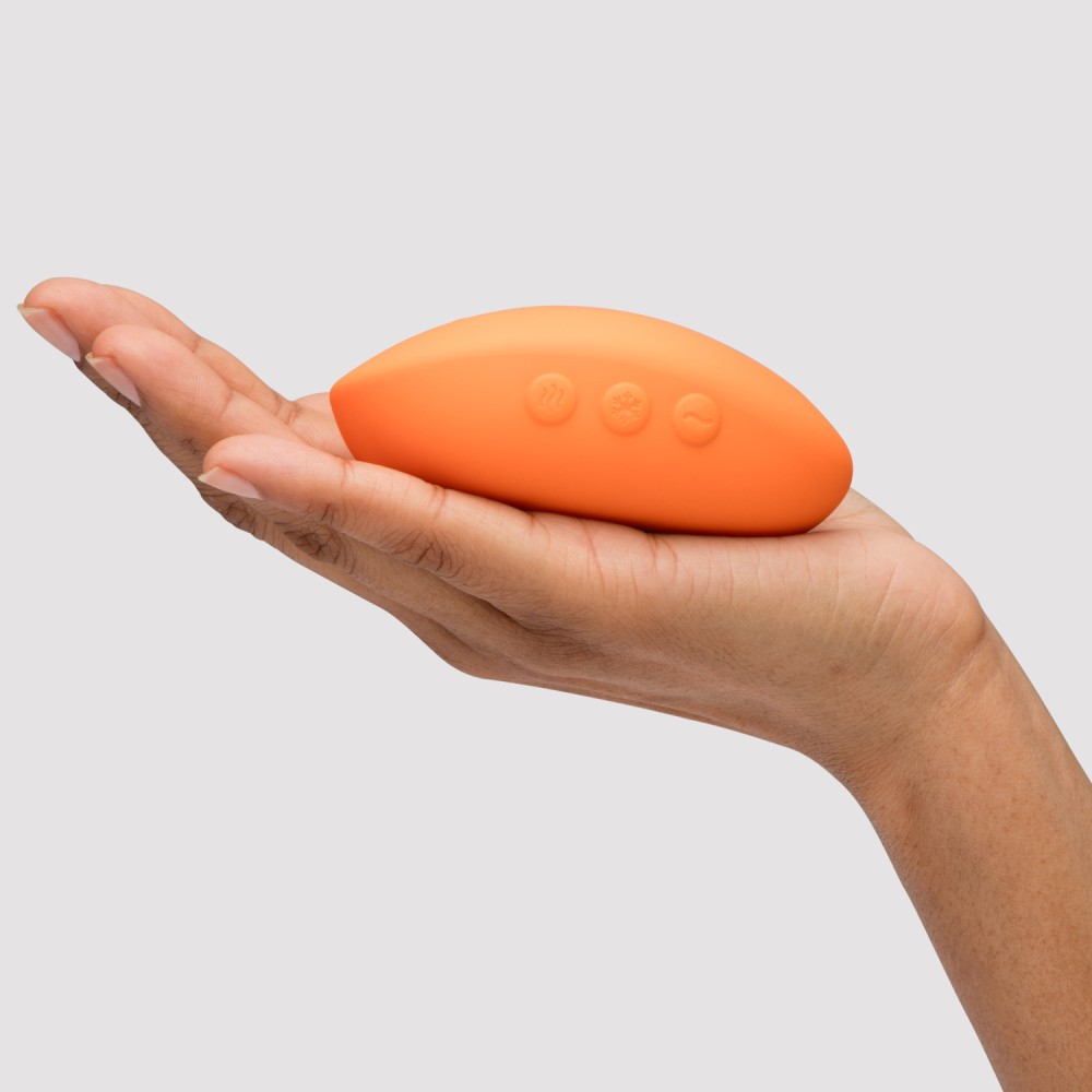 Вібропулі та міні-вібратори - Кліторальний вібратор We-Vibe Temp Tangerine з функцією нагрівання та охолодження, помаранчевий 18