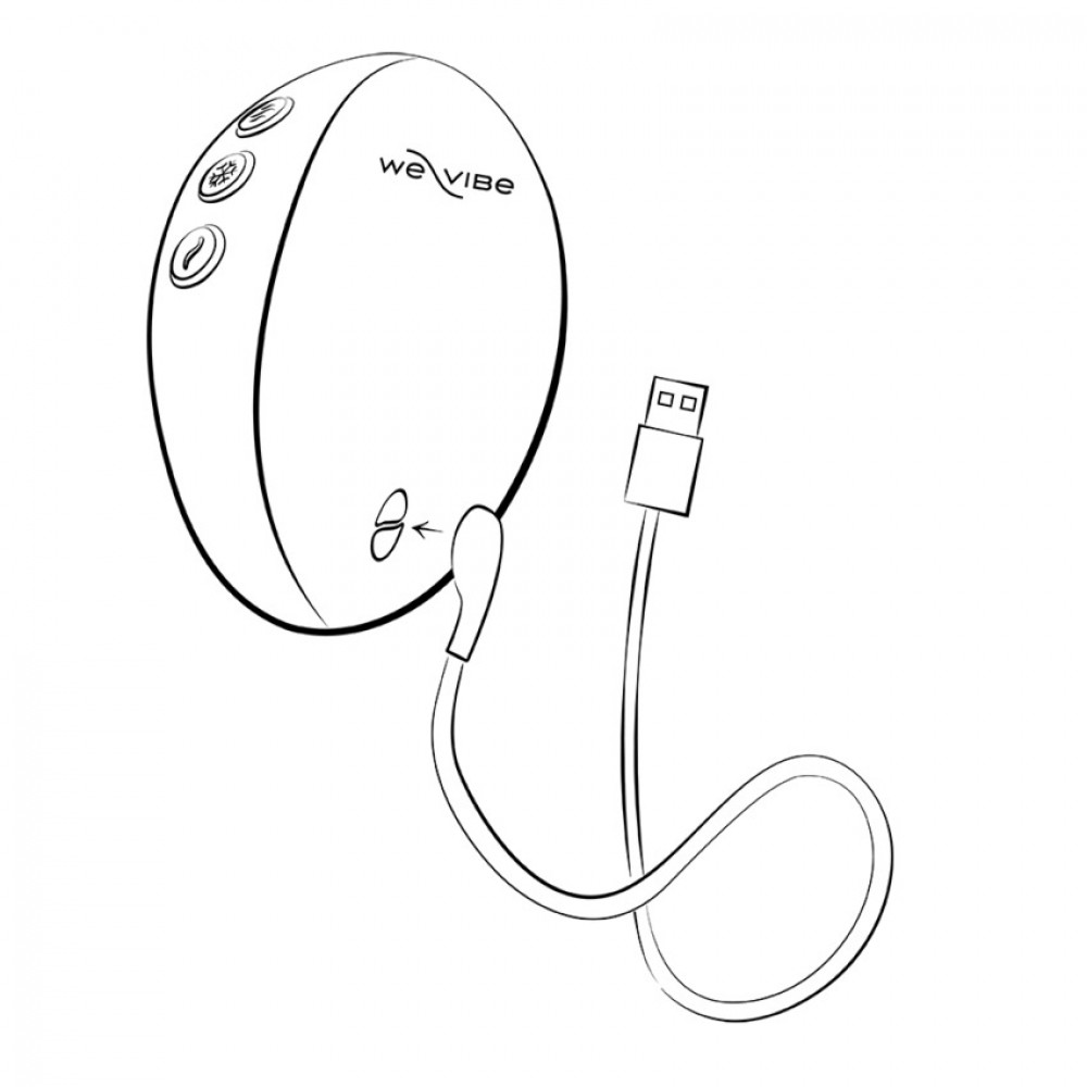 Вібропулі та міні-вібратори - Кліторальний вібратор We-Vibe Temp Tangerine з функцією нагрівання та охолодження, помаранчевий 56