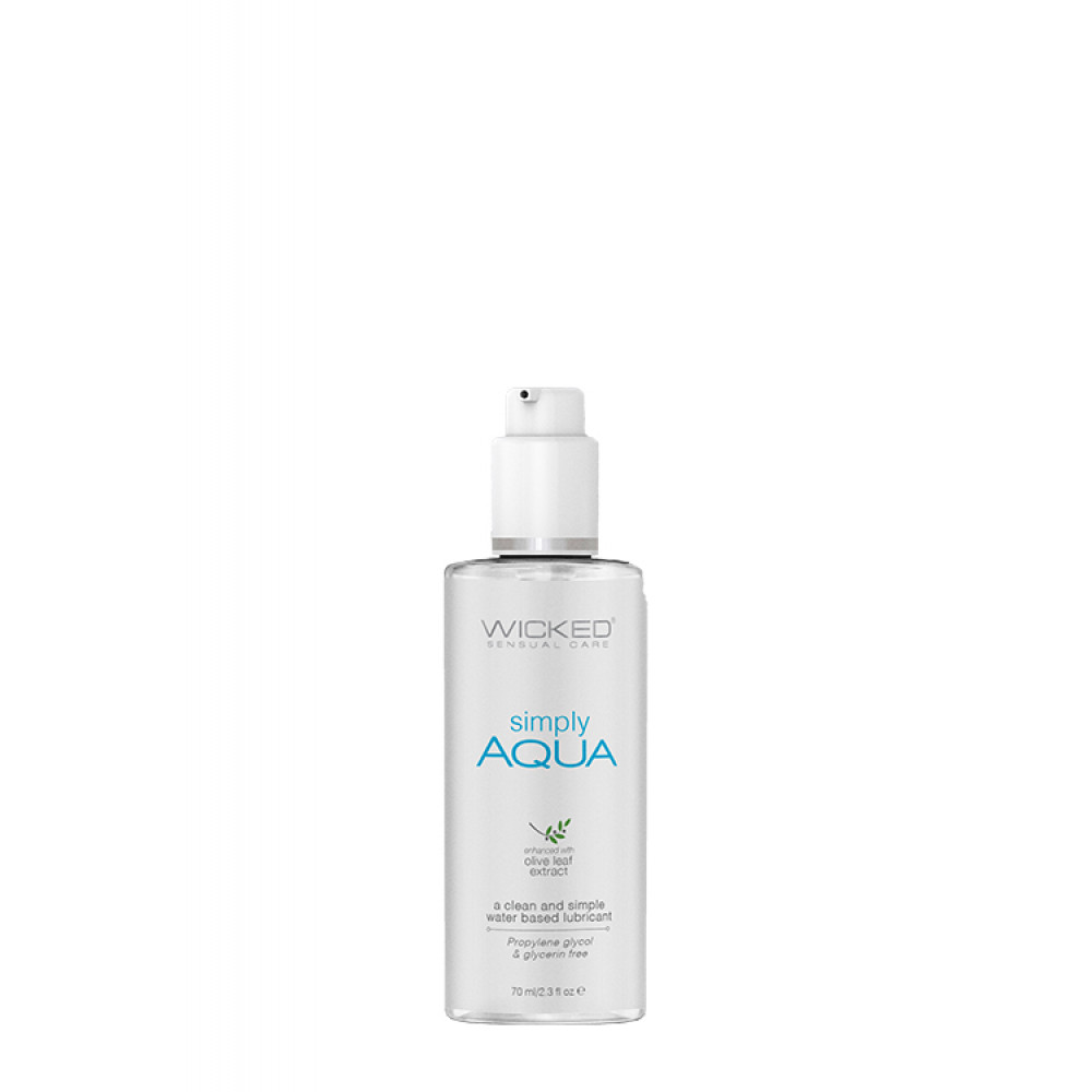 Лубриканты - Лубрикант на водной основе WICKED SIMPLY AQUA 70ML 3