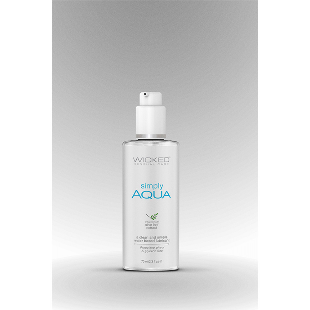 Лубриканты - Лубрикант на водной основе WICKED SIMPLY AQUA 70ML